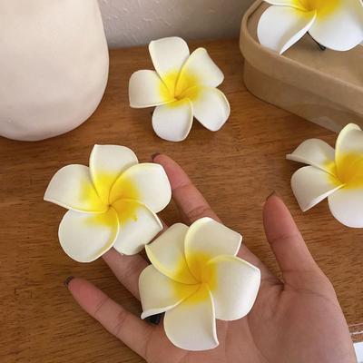 Bohemian Style Simulation Flower Hair Clip Korean Style Beach Hair Clip Flower Hairpin  Holiday
