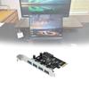 4 Port Pcie To Usb 30 Hub Pci Express Expansion Card Adapter 5 Gbps Speed Top