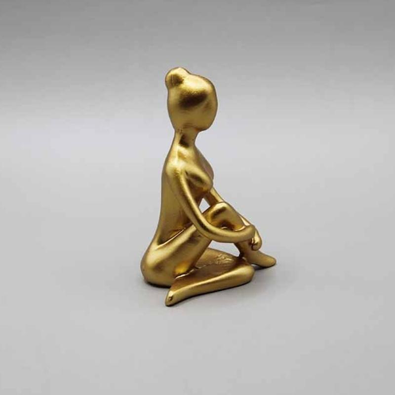 Modern  Yoga Figurine Premium Resin  Decoration Gift For  Birthday Holiday Celebration