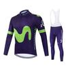 2026 Movistar Team Lange Mouw Wielertruien Ropa Ciclismo Maillot Fietskleding Ademend Mtb Fiets Wielerkleding