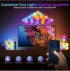 Lampada da parete esagonale intelligente RGB Luce notturna ambientale che cambia colore DYI Forma Musica Ritmo Controllo APP per sala giochi Camera da letto