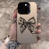 Aesthetic Wealth Bowknot Phone Case For iPhone 17 Air 16 15 13 12 11 Pro Max Pro Plus Anti-Scratch Protective Funda Cover