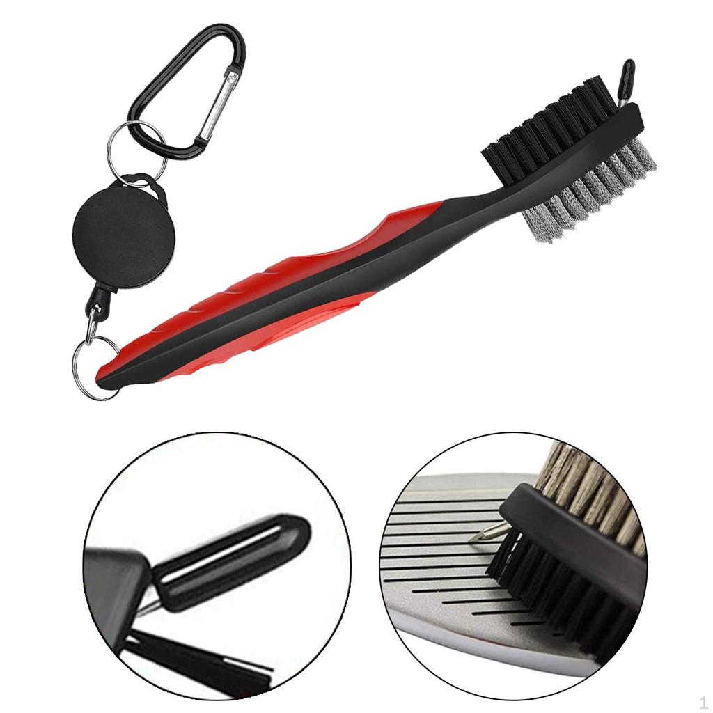Dual Sided Cleaning Brush Groove Cleaner Professional Golf Club for Irons