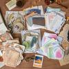Momo White Memo Pad Collection: Journal & Decoration Background Paper, Ivory White, 6 Styles
