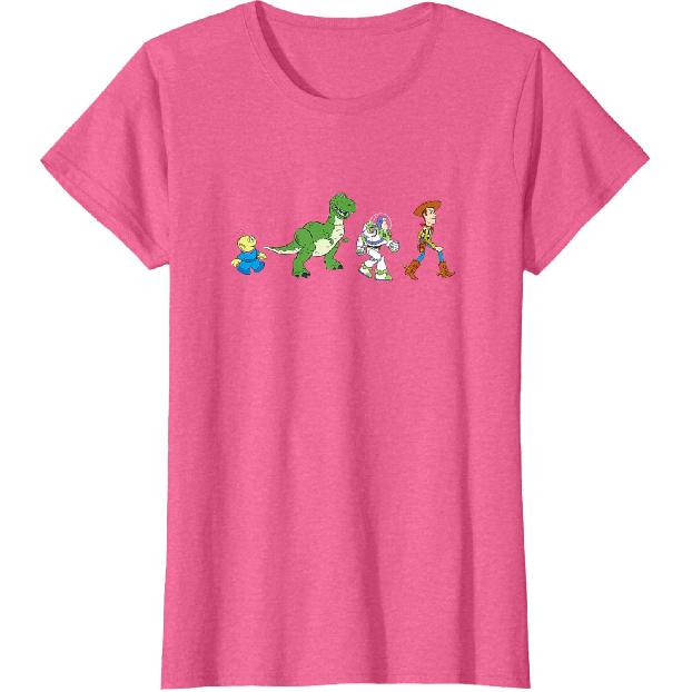 Disney Pixar Toy Story Toy Crossing Characters Group Shot T-Shirt Tee