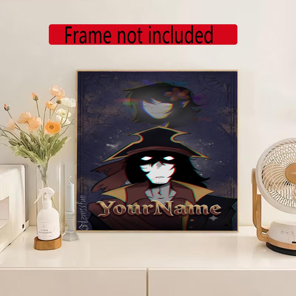 Incredibox Customize Your Name Diamond Painting Round Diamond Diy Frameless Holiday Artwork Suitable For Home Office Wall Decoration