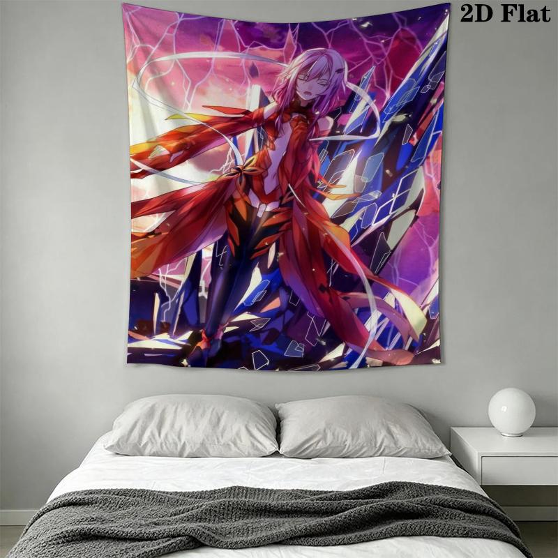 Guilty Crown Wall Tapestry Aesthetic Wall Hanging Printed Fabric Blanket Decorative Tapestries for Bedroom Living Room Home Decor