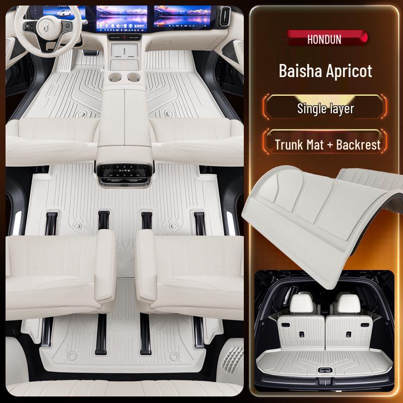 AITO M8 TPE Floor Mats Set for 2025 Huawei Model - Fits 5/6-Seater
