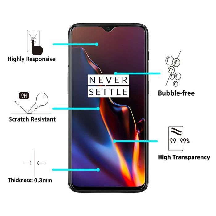 Verre Trempe ONEPLUS 6T - Film Vitre Protection Ecran Ultra Resistant [Phonillico®]