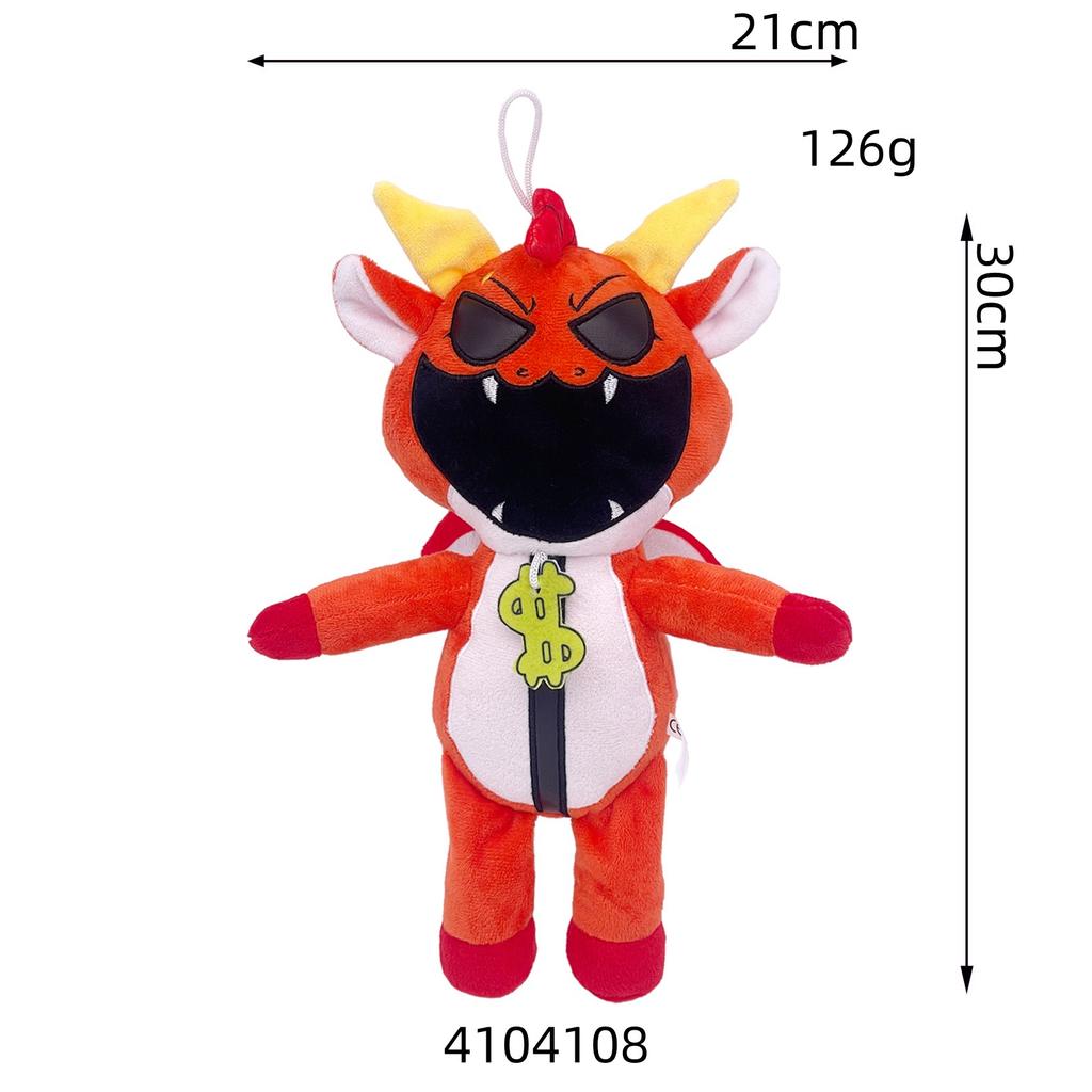Nightmare Critters Poppy Playtime Plush Keychain Cute Sheep Plush Toy Horror Game Character Bag Pendant