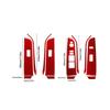 12Pcs For Toyota Camry Red Carbon Fiber Interior Door Control Kit Cover Trim