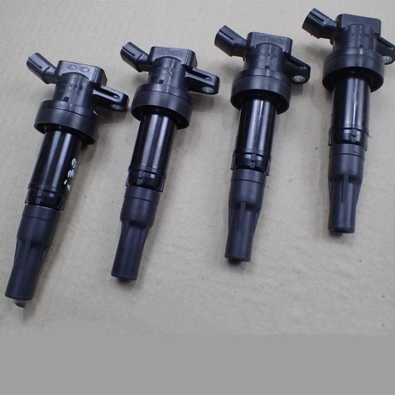 4Pcs 27301-03200 2730103200 Ignition Coils For 2014-2017 Hyundai Accent I25 I30 L4 1.4L 1.6L