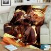 Murder Drones 3D Print Cartoon Uzi V J Robot Gift Blanket,Soft Throw Blanket for Home Bedroom Bed Sofa Travel Picnic Cover Kids