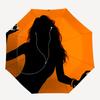 1pc Music Listener Automatic Open/Close Umbrella 8-Rib Strong Frame, Portable Travel Umbrella for Women & Men, Birthday Gift Parties 030