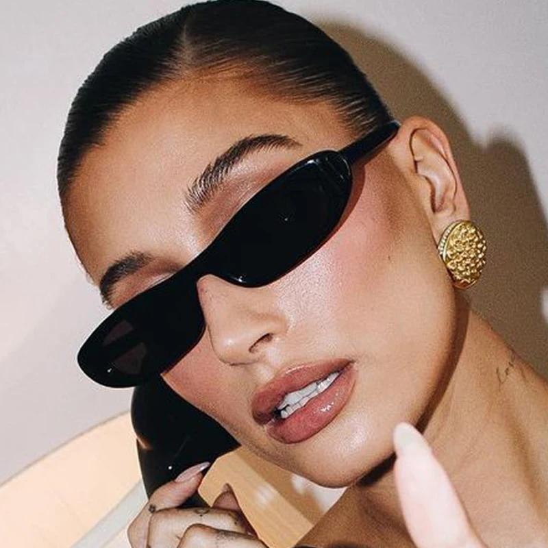 Small Frame Oval Sunglasses Women Brand Designer Vintage Mirror Sun Glasses Female Personality Fashion Shades