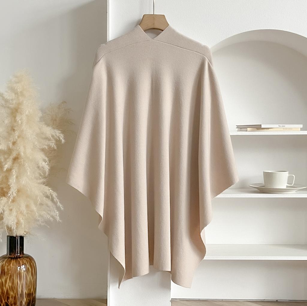 Women Poncho Winter Warm Shawl Double Sided Designer Thickening Blanket Luxury Scarf Female Cloak Cashmere Pashmina Cape Stole