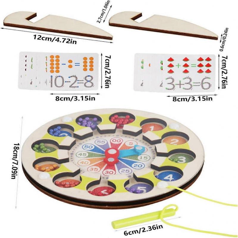 Wooden Magnetic Maze Puzzles | Counting And Sorting Toys - Magnetic Color Sorting Counting And Sorting Toys For Boys Girls Xinxi