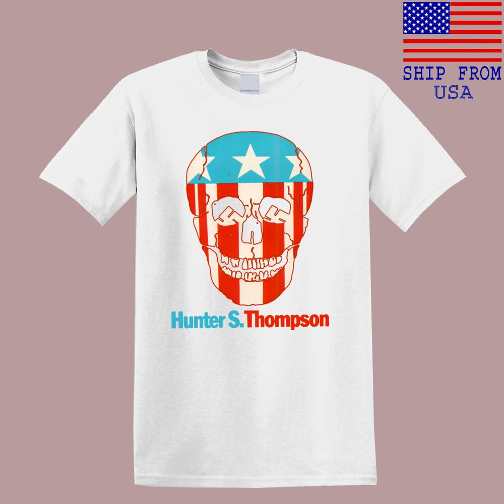 Hunter S. Thompson Men#039;s White Size S5XL Unisex T-Shirt XXXXL
