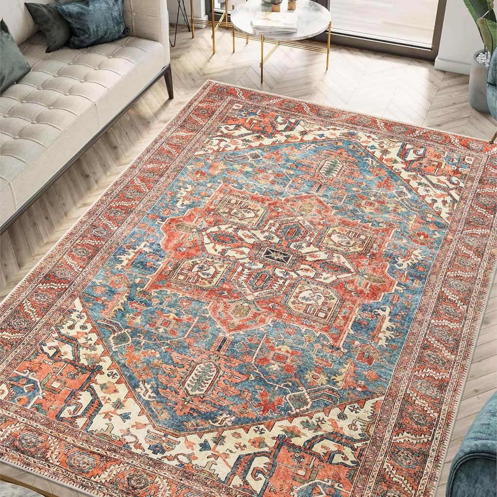 American Persian Carpet Living Room Fully Covered Large Area Sofa Carpet Bedroom Bedside Carpet
