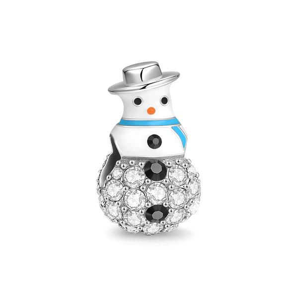 Boutique Gifts Suitable For Primitive Charm Braceletscopper Plated Christmas Santa Apple Snowman Diy Beads Accessories