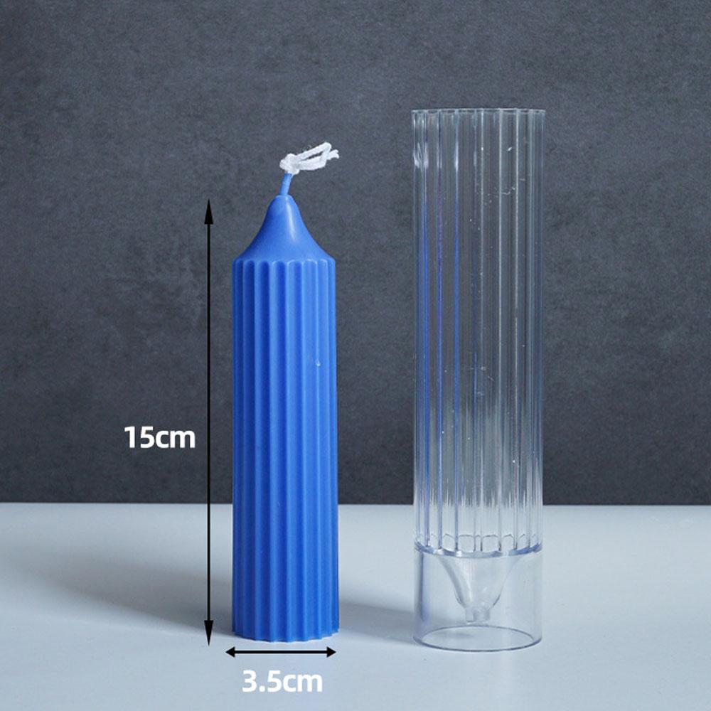 Cylinder Silicone Mold DIY Epoxy Resin Candle Mould Aromatherapy Candle Wax Molds Clay Plaster Craft Casting Mould Home Decor