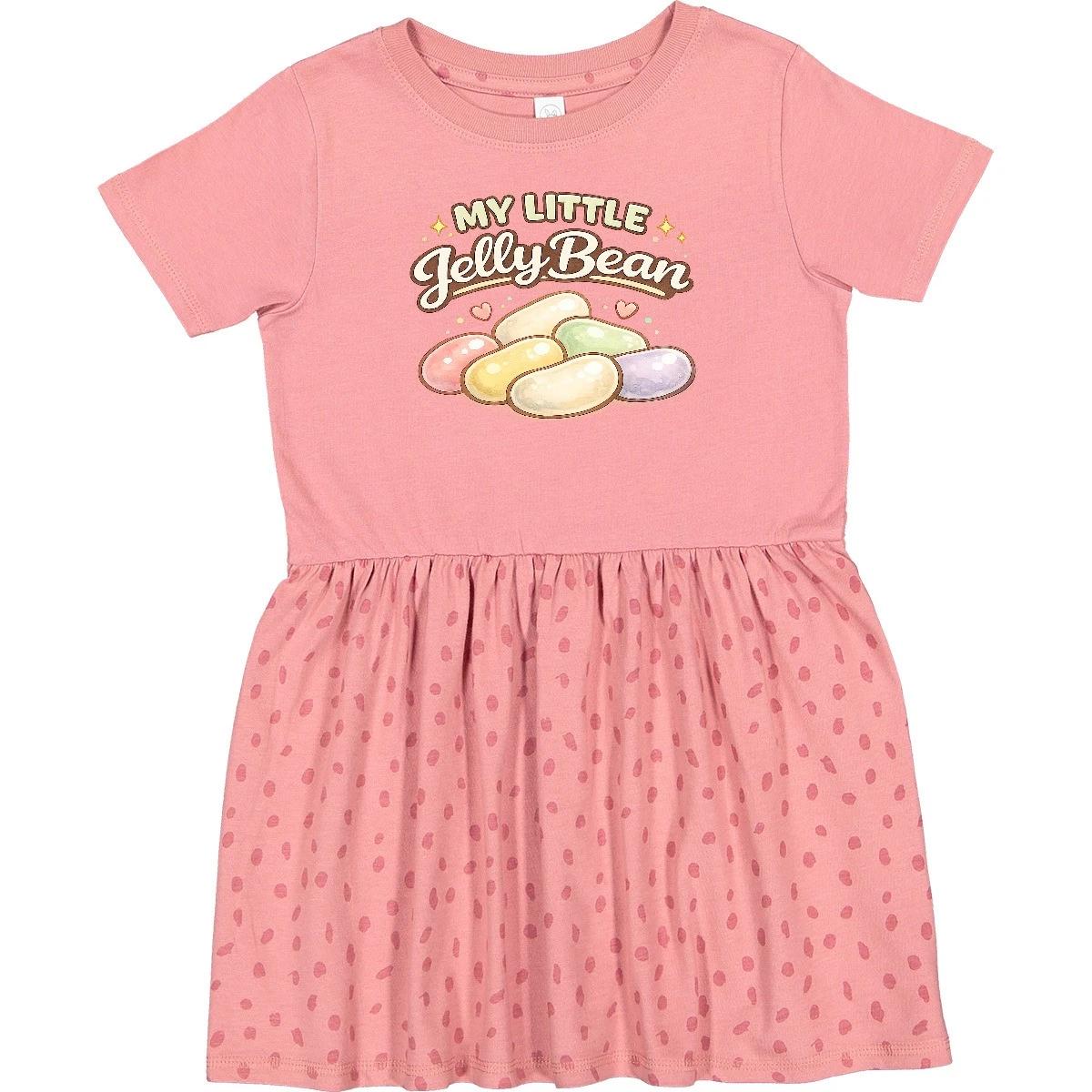 

Inktastic Jelly Bean Easter Toddler Dress Shirt Cute Spring Kids Lover Girls 140