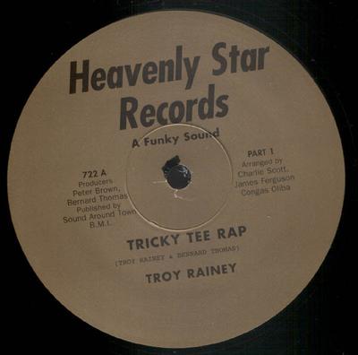 LP-Schallplatte TROY RAINEY – Tricky Tee Rap 722 HEAVENLY STAR 2008 US Rap & Hip-Hop/R&B