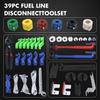 39PCS Car AC Fuel Line Disconnect Removal Tool Set with tool Box,Fuel Line Disconnect Tool Set with Fuel and AC Disconnect Plier