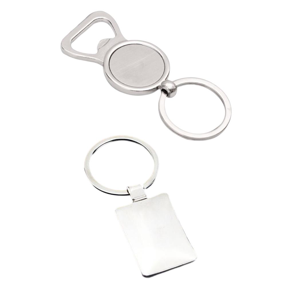 Keychain Pendant Zinc Alloy Jewelry Making DIY Keyring Portable Bag Key Ring Handmade Handicraft Accessory