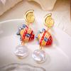 Boho Starfish & Tropical Fish Drop Earrings for Women - Summer Beach Jewelry