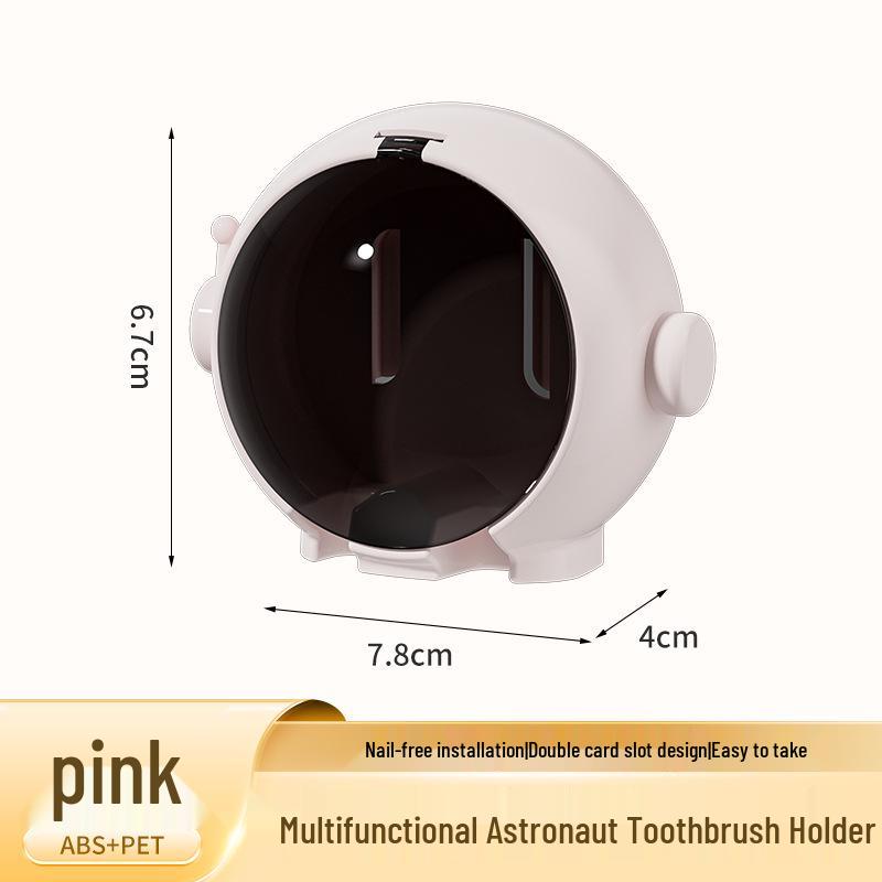 Wall-Mounted Punch-Free Kids & Couples Cartoon Toothbrush Holder