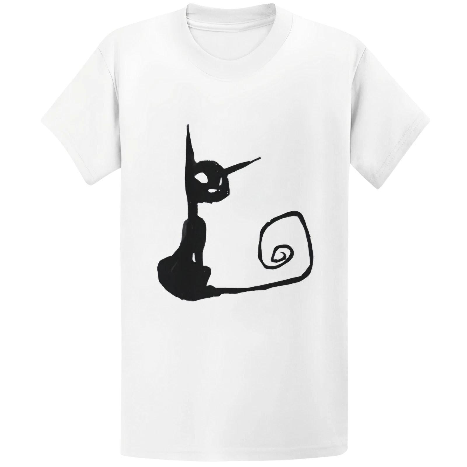 Picasso Cat Abstract Art Minimalist Vintage Graphic T-Shirt XXXL