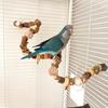 Parrot Toys Pineapple Nuts Log Blocks Cockatoo Toys Cockatiel Foraging Toys Climbing Ladders Parrot Shredding Toys For Parrots