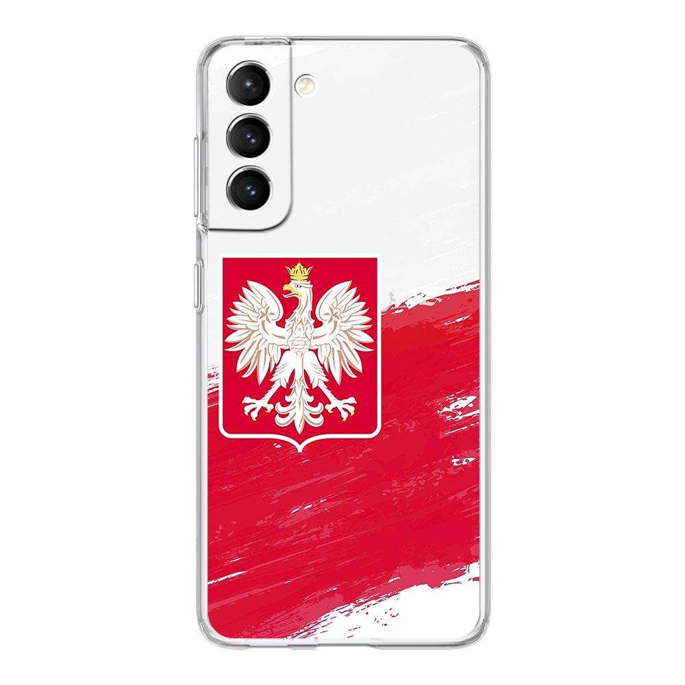 

Чехол для телефона Samsung Galaxy S25 Edge S24 S23 FE S22 Ultra S20 S21 5G S10 Plus S10E Мягкий прозрачный чехол флаг Польши Samsung S25 FE