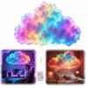 3D-Blitzlicht mit großer Wolke, USB-betrieben, Musiksynchronisation und Farbwechsel – LED-Beleuchtung für Spielzimmer und Schlafzimmer