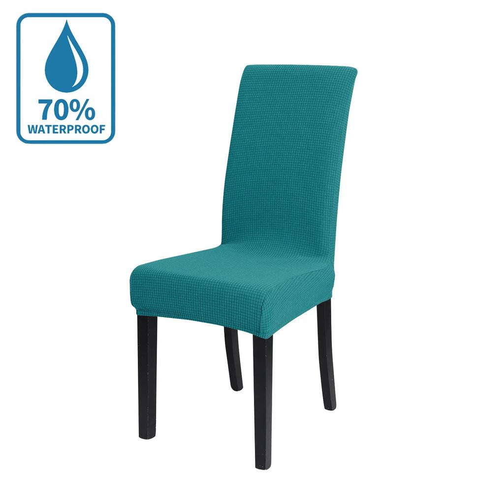 Waterproof Chair Cover Dining Room White Chair Case Anti Cat Scratch Soft Stretch Chair Protecter