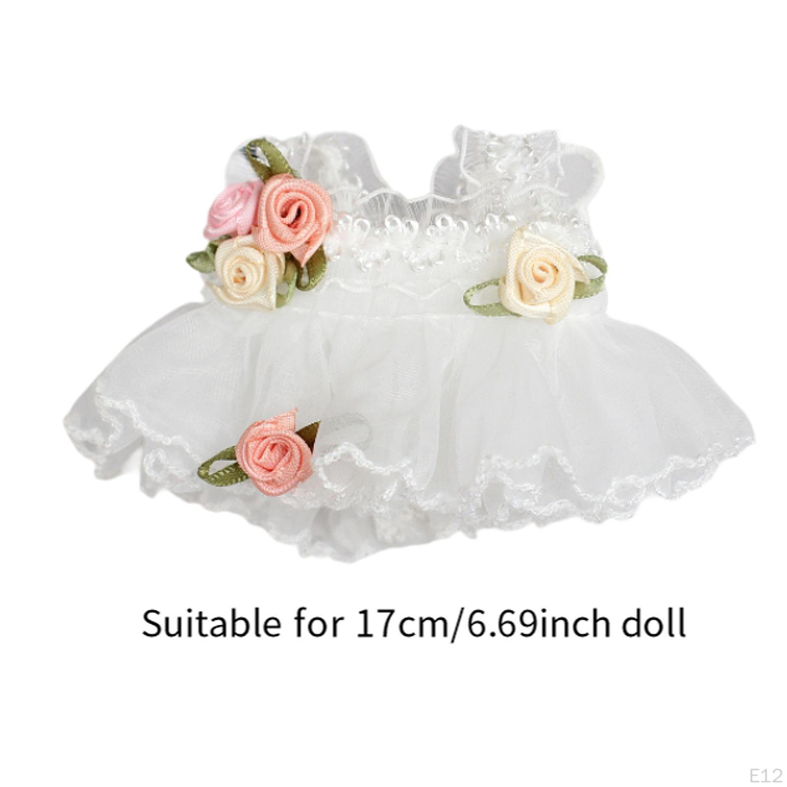 Платье для куклы 17 см Мультяшный детский костюм Аксессуар Мода Плюшевые аксессуары — фото 13