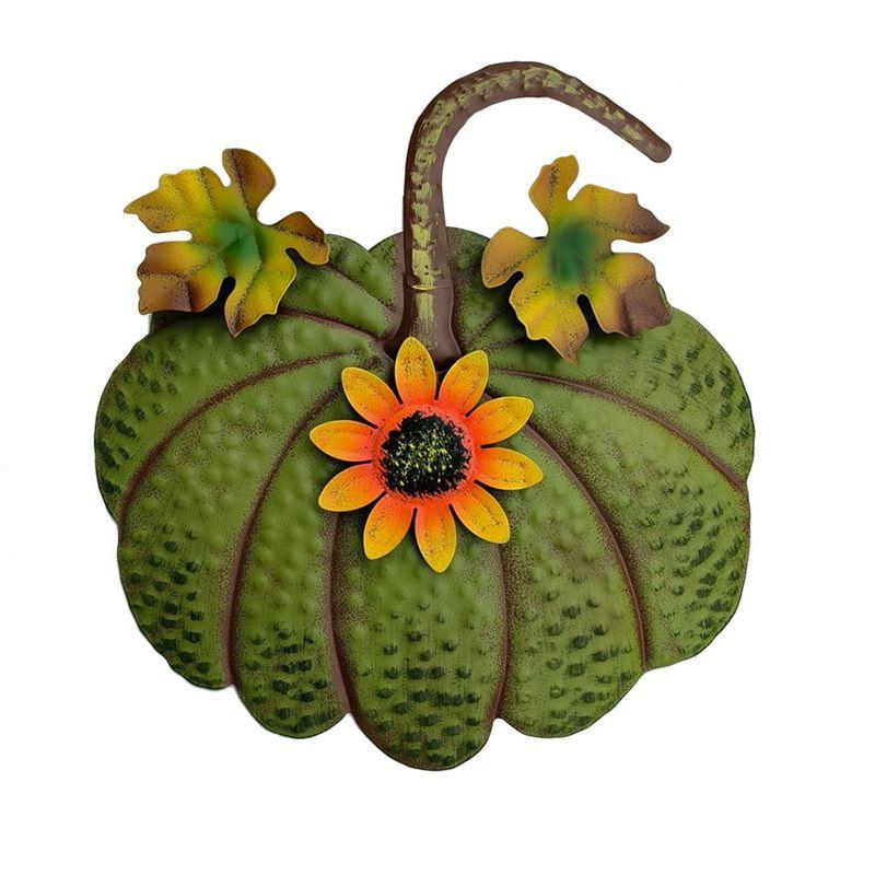 Good-Metal Pumpkin Garden Stake Fall Decor Decorative Rustic Pumpkin Yard Stake Sign Yard Decor Outdoor Thanksgiving