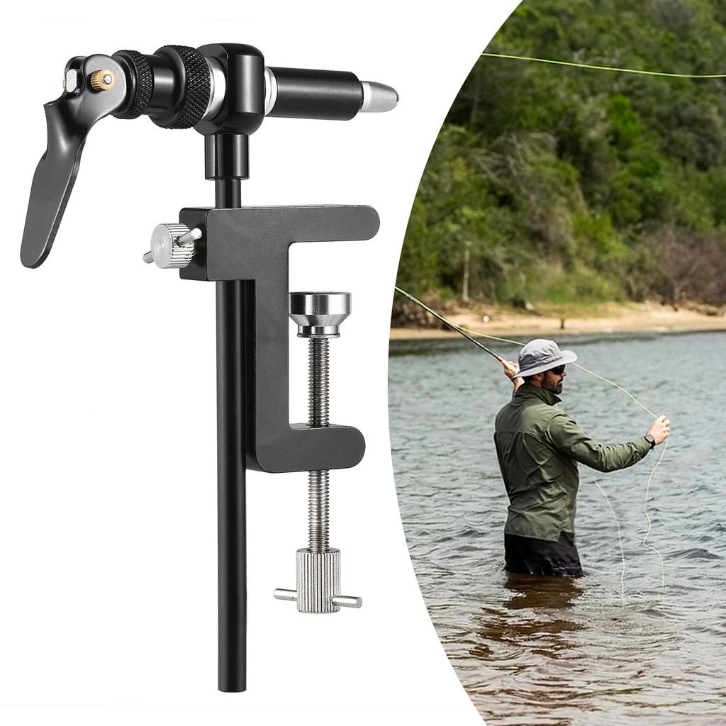 Imadło do wiązania much Narzędzie Bezpieczne Mocowanie Hak Wędkarski Zacisk C Imadło do Wiązania Zestaw Narzędzi do Wędkarstwa Muchowego