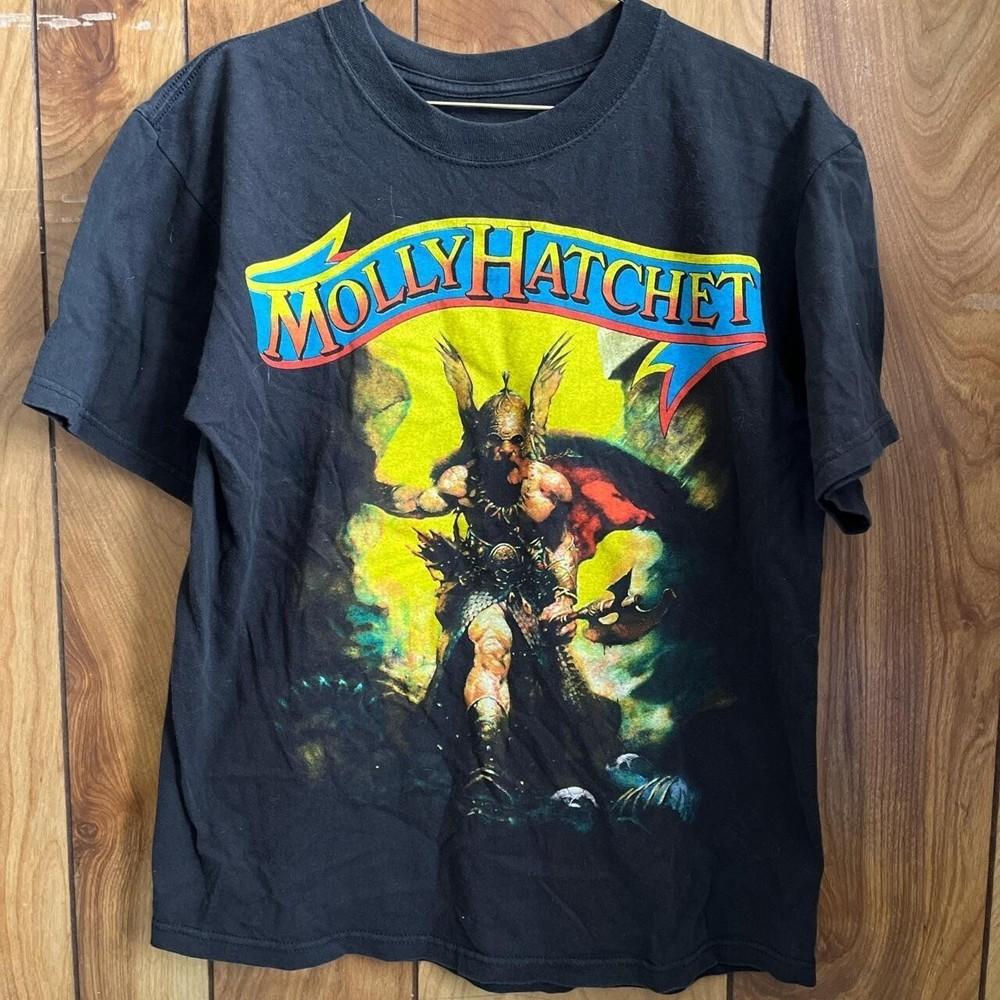 

Molly Hatchet Band Black For Men Women Unisex Tshirt Reprint S5XL Men Women Unisex T-Shirt S