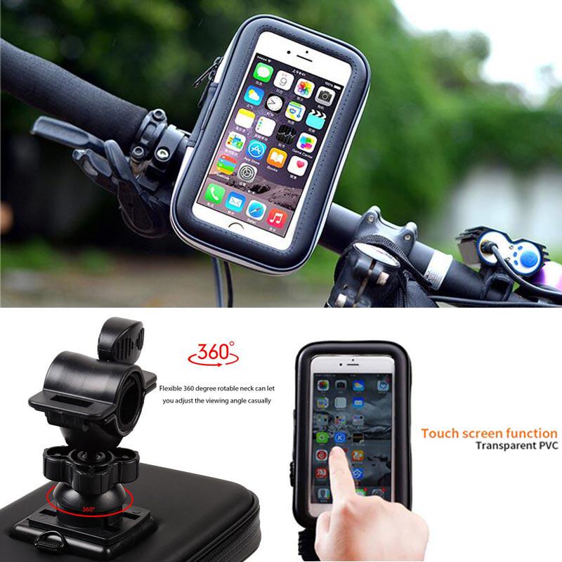 Motorcycle Phone Holder Support Telephone Mobile Stand For Moto Support For iPhone Cellphone Bicycle Holder Waterproof