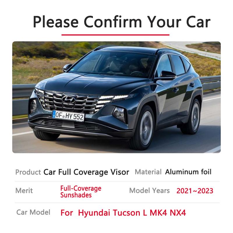 Auto-Sonnenschutz für Hyundai Tucson L MK4 NX4 Zubehör Auto Outdoor Sonnenschutz Sonnenschirm Fenster Vorhang Visier