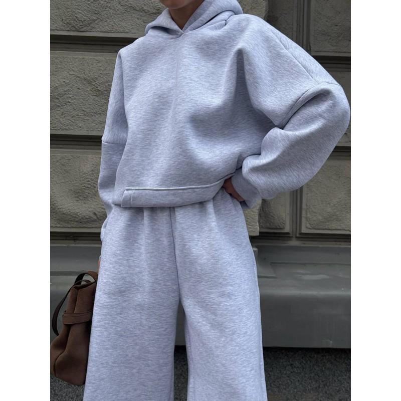 Womens 2026 Fall Hooded Sweatshirt Tracksuit 2 Piece Set Casual Sportswear