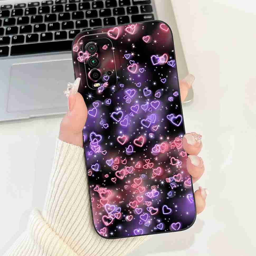 For Xiaomi Redmi 9T 6.53" Case Cute Colorful Butterfly Love Soft Silicone TPU Cover For Redmi 9T Redmi 9 Power Phone Shell Bags