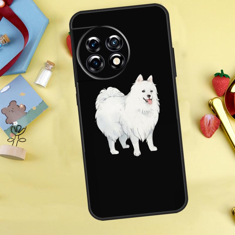 Japanese Spitz Dog Case For OnePlus 13T 13R 12 12R 15 13 11 10 10T 8T Nord 5 CE 2 3 4 Lite Nord N20 N30 Cover