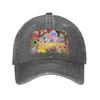 Bugsnax Bug Washed Denim Cap Casual Baseball Caps Adjustable Hat Summer Unisex Baseball Hats