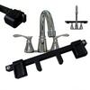 Toddler Proof Faucet Lock Handle for Double Faucets, Child & Pet Sink Water Taps Safety Guard, Universal Adjustable Tap Device Kitchen Bathroom