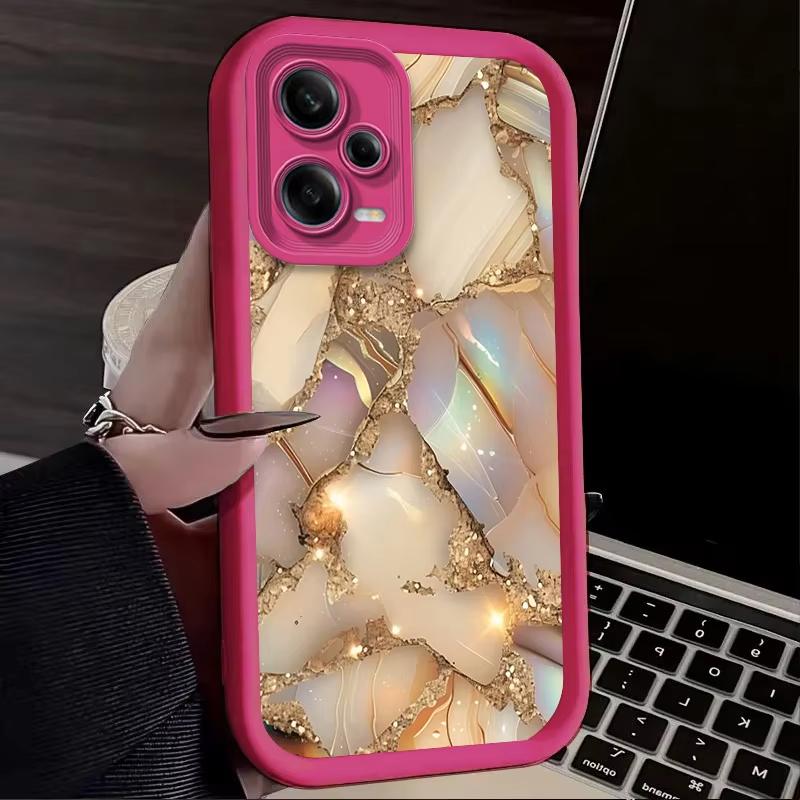 Luxury Golden Marble Pattern Phone Case For Redmi Note 13 12 Pro Plus 5G 13 12 Pro 4G 5G 11 10 Pro 12S 5G 11S 10S Redmi 13C 125G