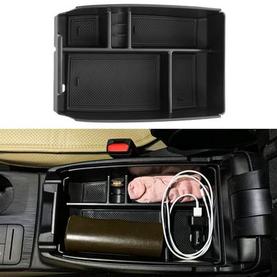 For Ford Bronco Sport CX430 2024 2024 2024 Car Black Front Console Armrest Glove Storage Box Tray Container Organizer