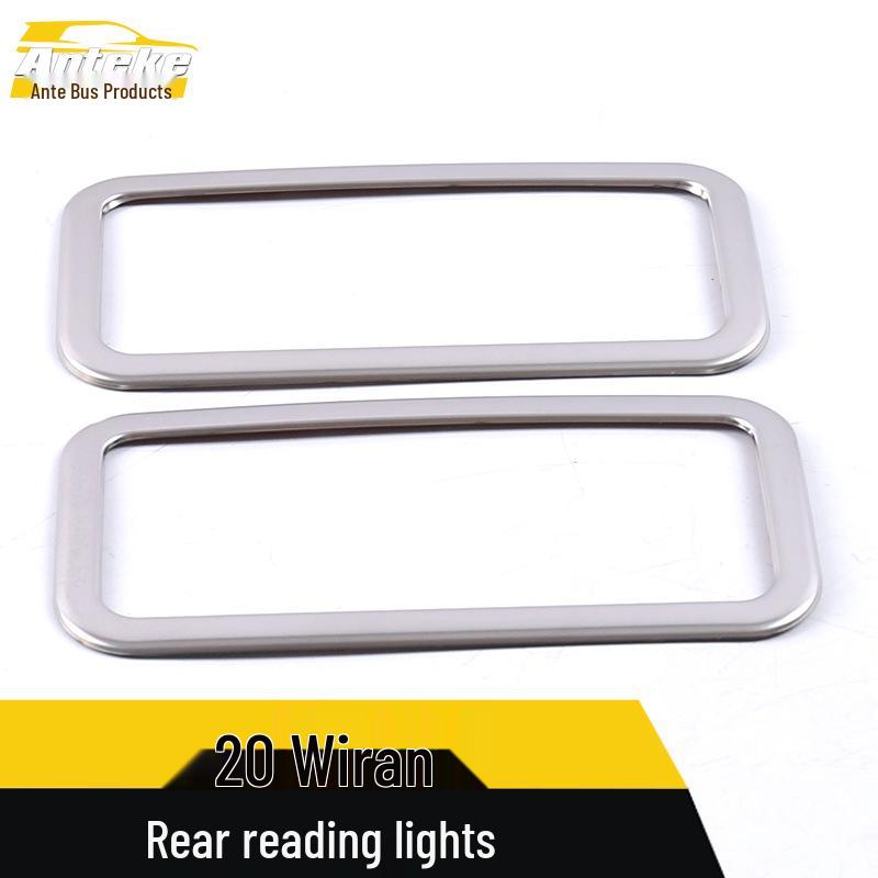 2020 Weiran Stainless Steel Rear Reading Light Frame Cover Sequin Sticker